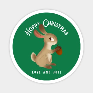 Hoppy Christmas Magnet